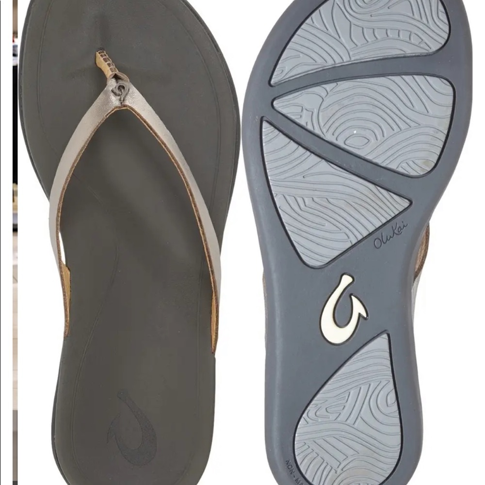 OLUKAI 'Ho Opio' Leather Flip Flop